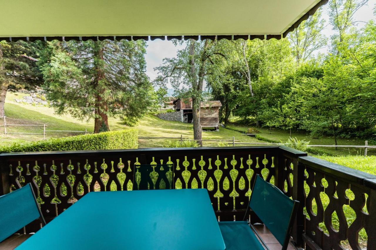 Charmante Wohnung mit Balkon 5min von der Bettex-Gondelbahn entfernt Saint-Gervais-les-Bains Exterior foto