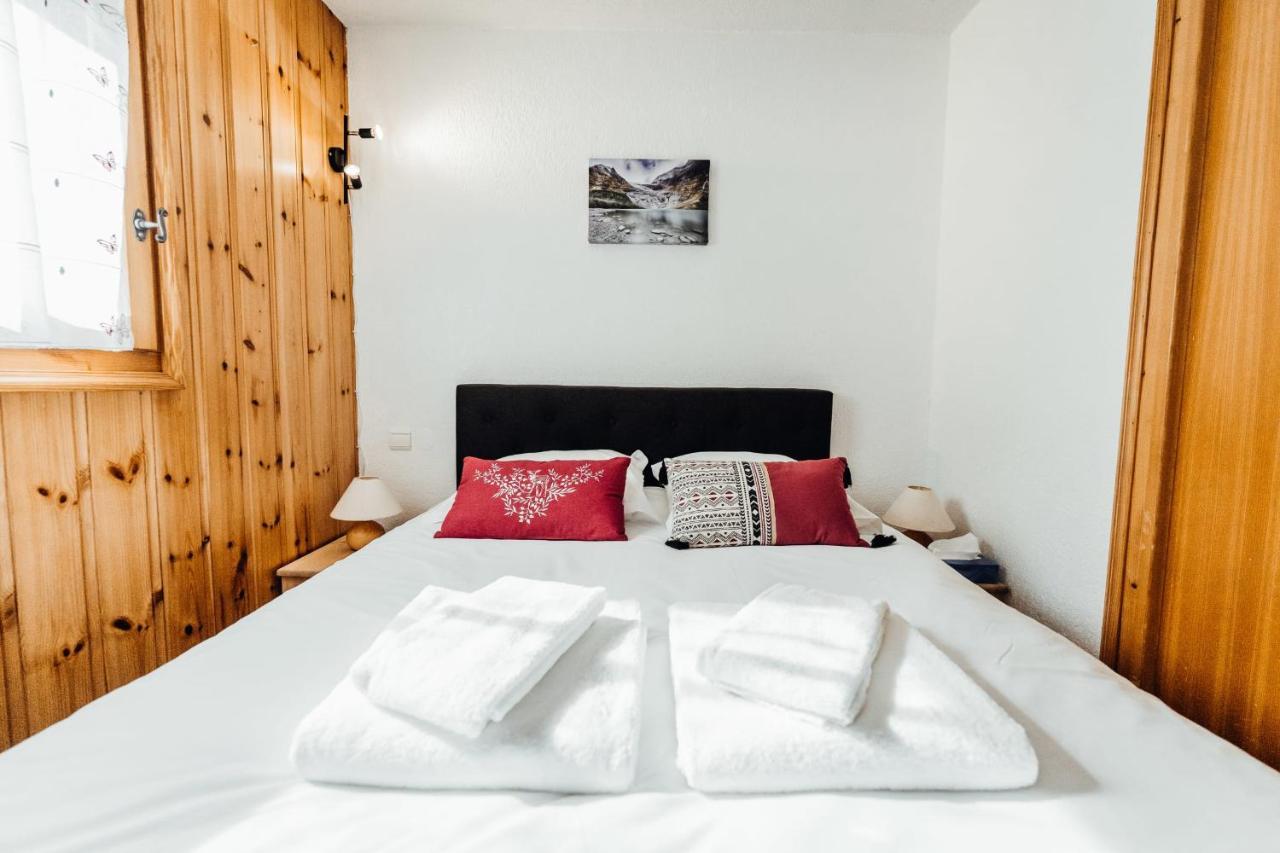 Charmante Wohnung mit Balkon 5min von der Bettex-Gondelbahn entfernt Saint-Gervais-les-Bains Exterior foto