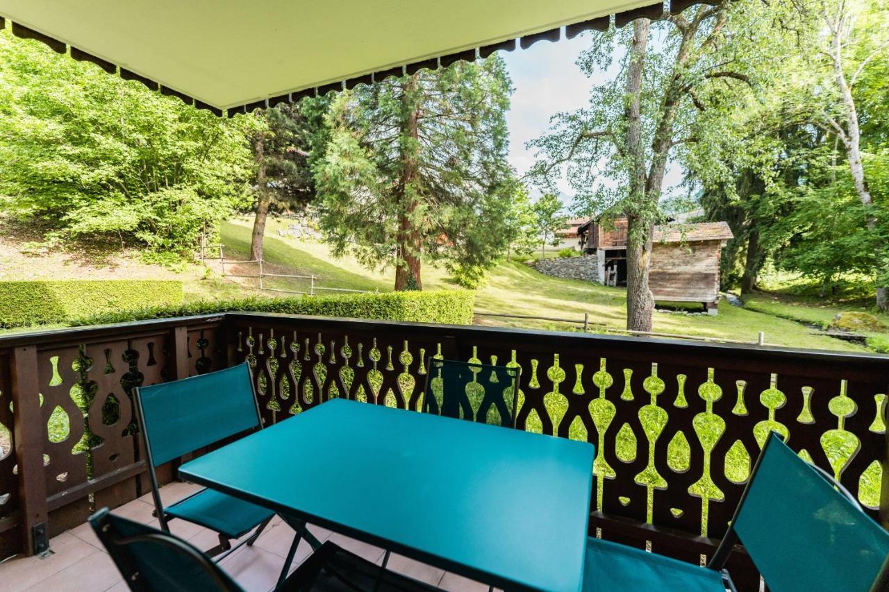 Charmante Wohnung mit Balkon 5min von der Bettex-Gondelbahn entfernt Saint-Gervais-les-Bains Exterior foto
