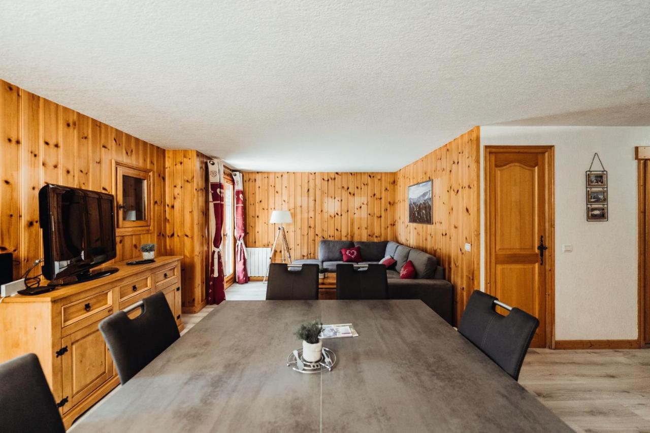 Charmante Wohnung mit Balkon 5min von der Bettex-Gondelbahn entfernt Saint-Gervais-les-Bains Exterior foto